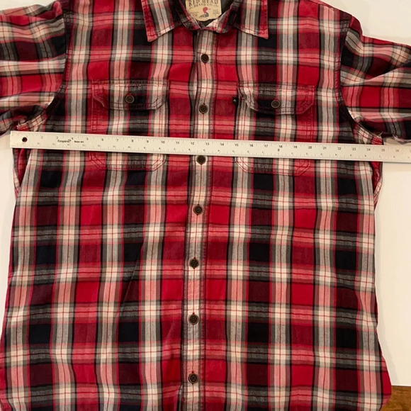 Red Head Brand Men's Long Sleeve Flannel shirt size L - Picture 5 of 10